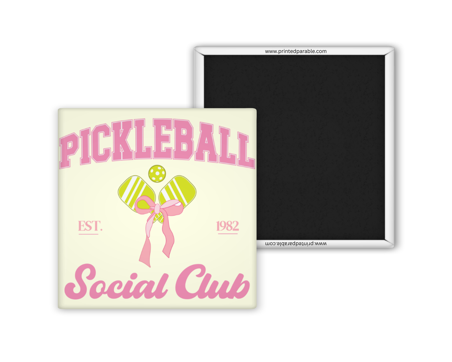 Pickleball social club magnet