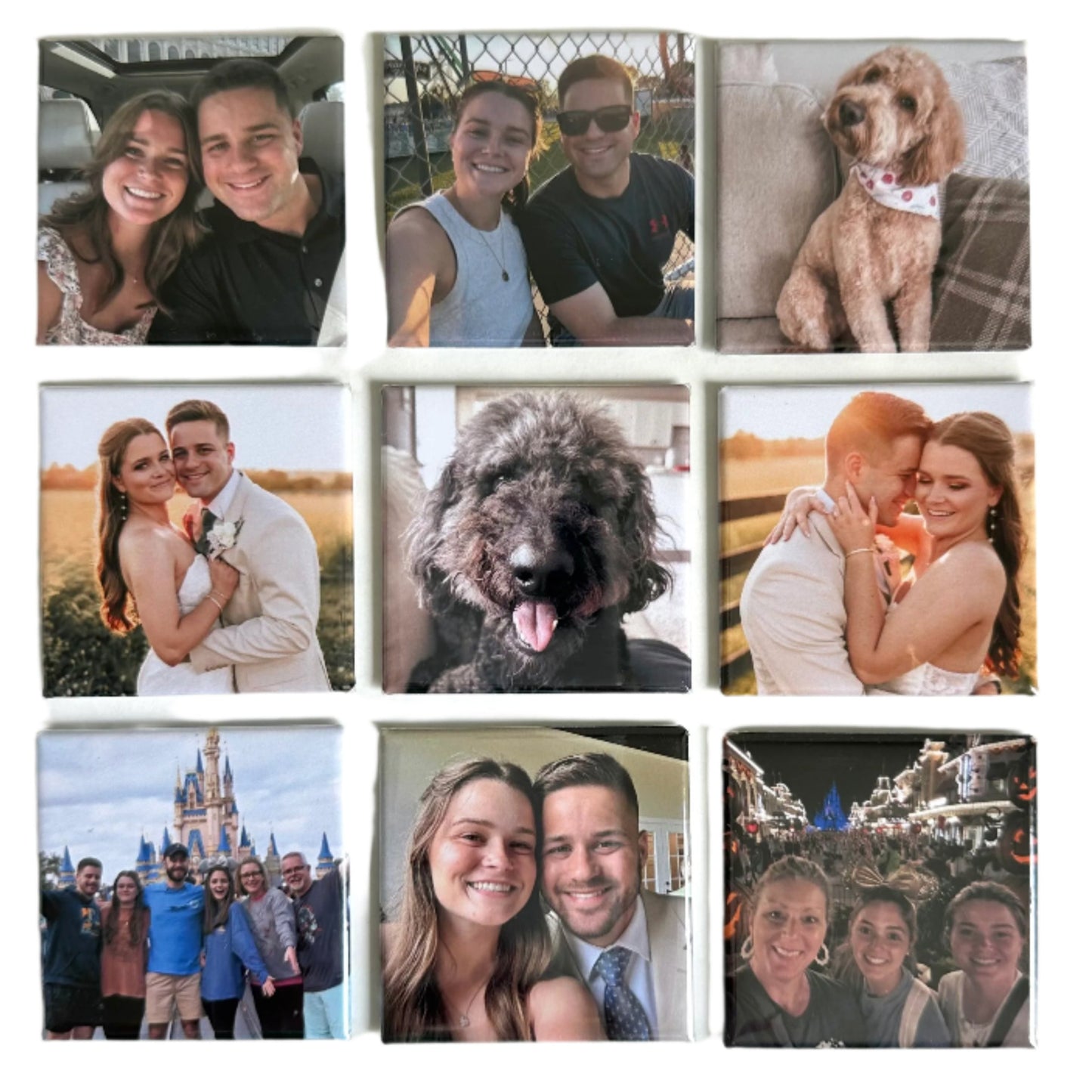 Custom Photo Magnet - Set of 9