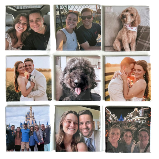 Custom Photo Magnet - Set of 9