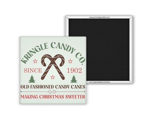 Kringle candy co vintage magnet