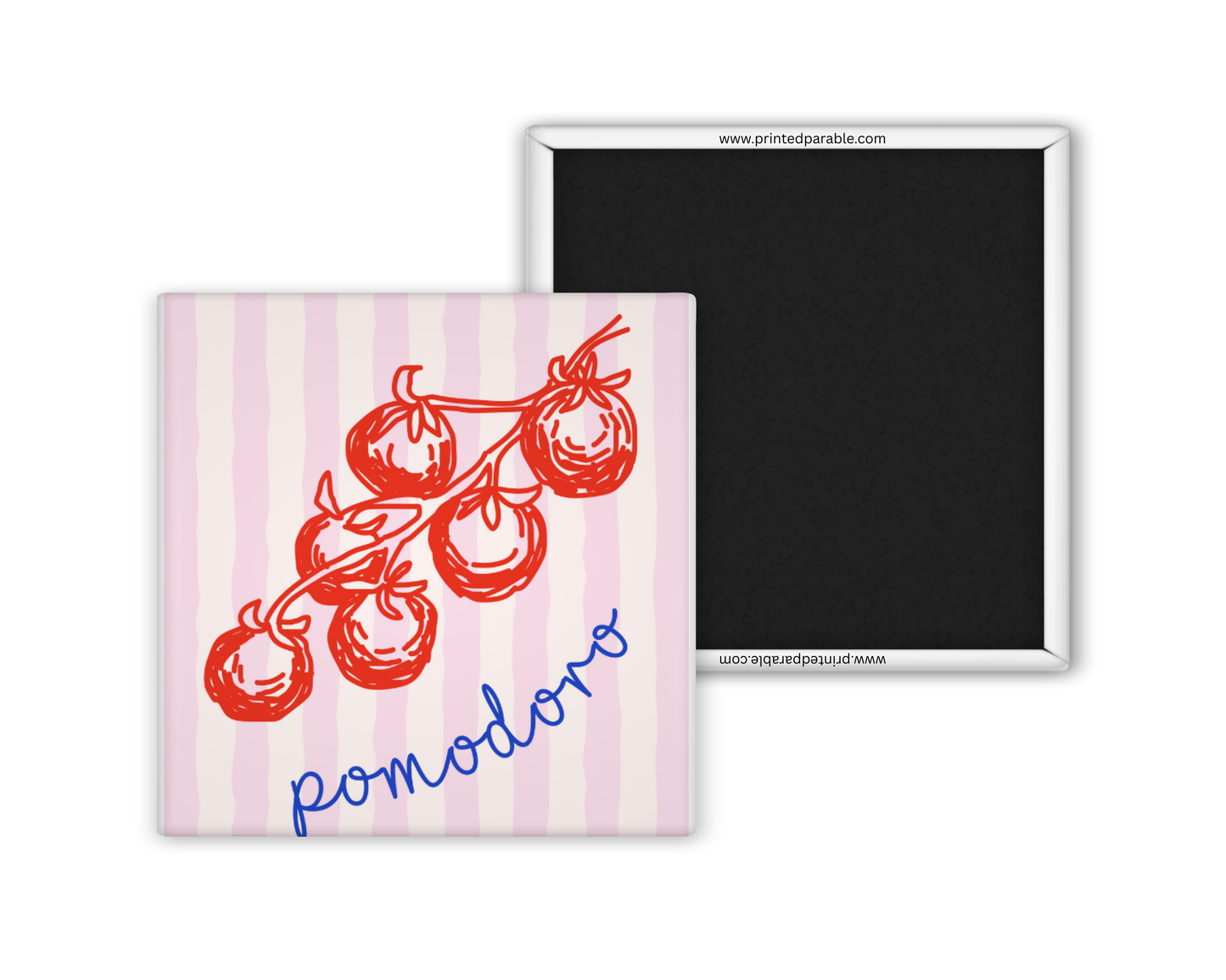 Podomoro magnet, Mediterranean summer style, whimsical coastal magnet